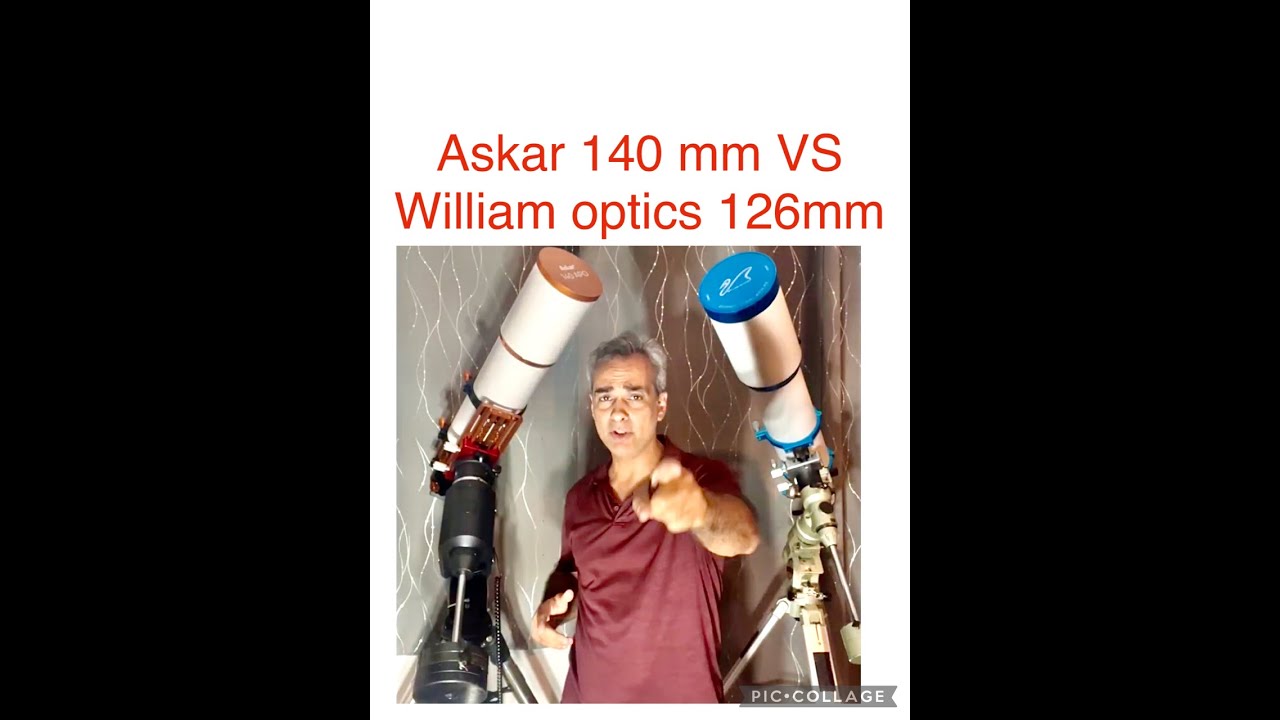 часть 1 William Optics 126 мм против Askar 140 мм #телескоп #астрономия #астроном #рефрактор #космос
