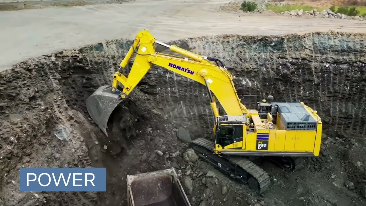 Introducing the new Komatsu PC950: More output, less fuel
