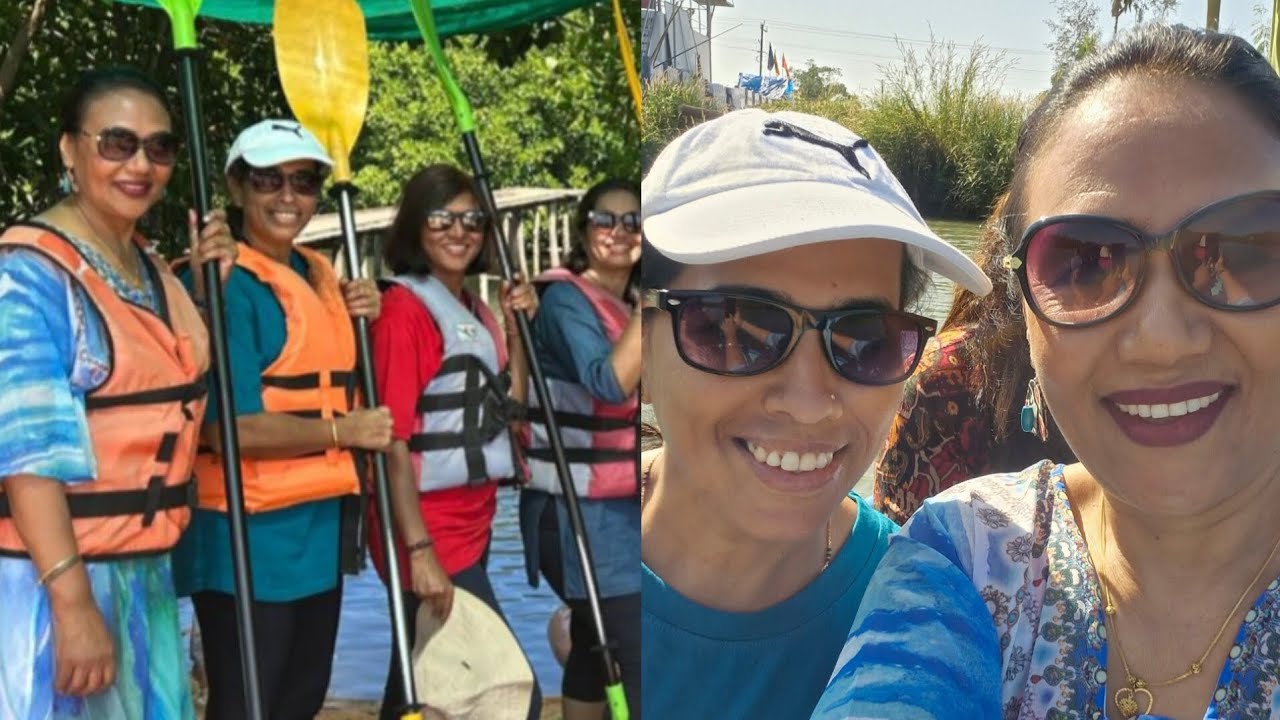 Kunti's vlog..Safer Dosto k sath ho tho wo jagha aur v khubsurat lagti hai✨️🥰Kayaking#karnataka 
