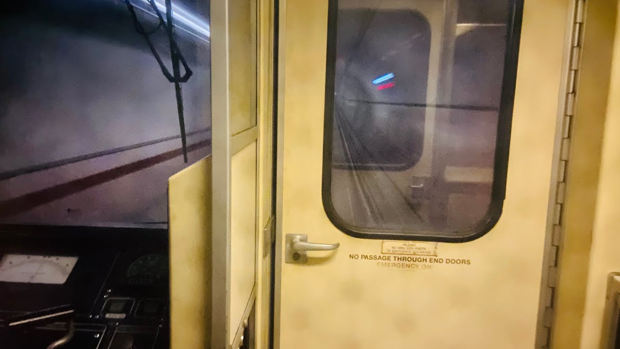Metro Red Line Front View From North Hollywood To Union Station :
