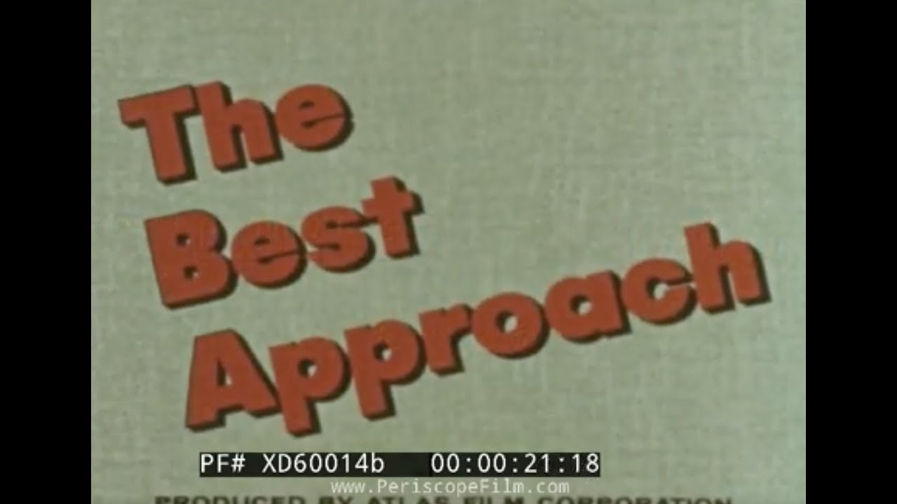 “THE BEST APPROACH” 1950s SINCLAIR OIL CO. GAS STATION FRANCHISEE TRAINING FILM  XD60014b