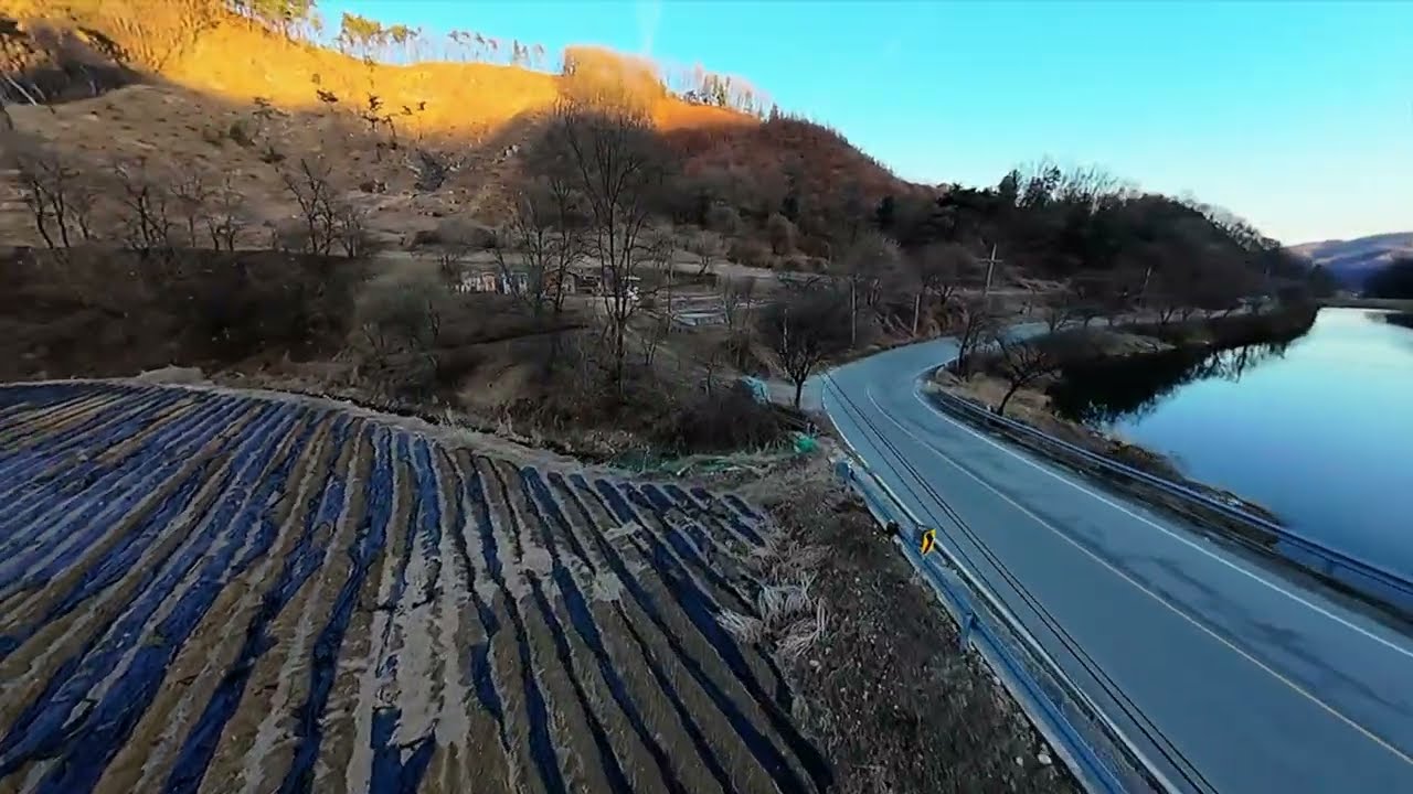 엄정면 시골 FPV 연습 비행 | RAW Flight