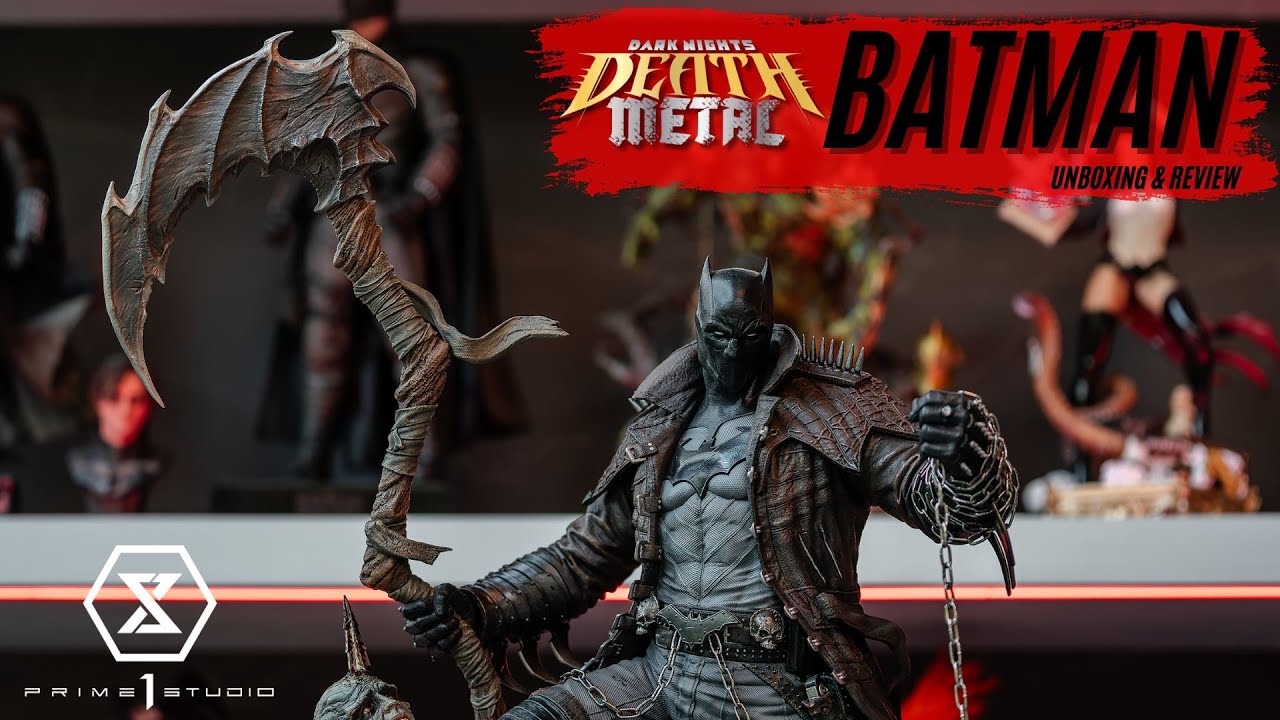 1/3 scale Death Metal Batman DX Bonus [Unboxing & Review] | Prime 1 Studio