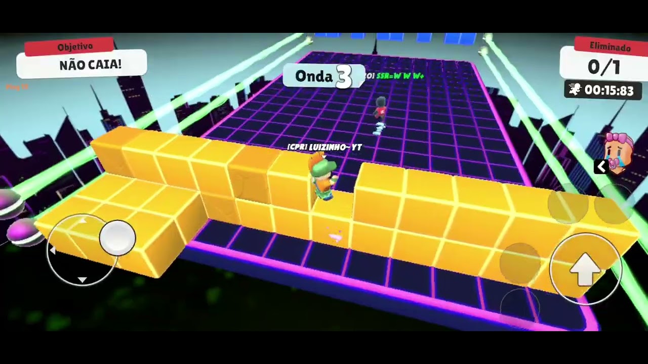 Jogando stumble guys (fiz muitos rafis)