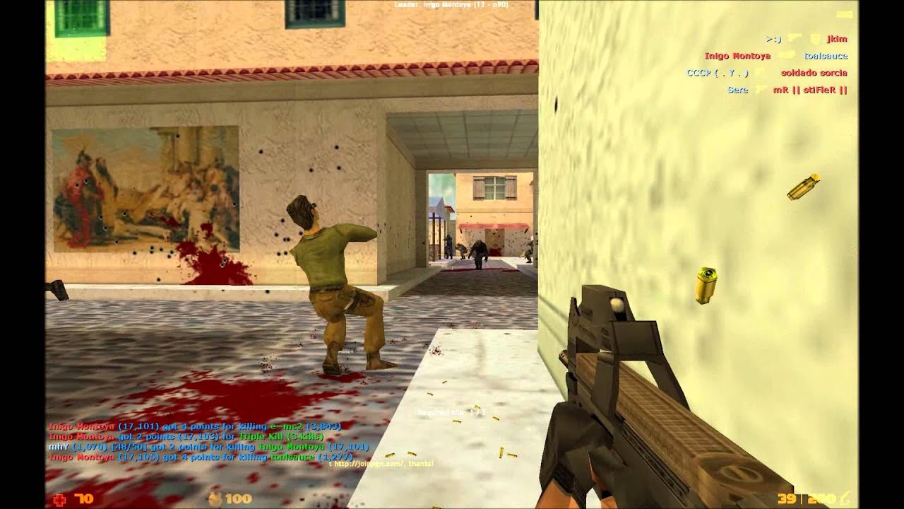 Counter Strike 1.6 cs_italy Gungame Playthrough