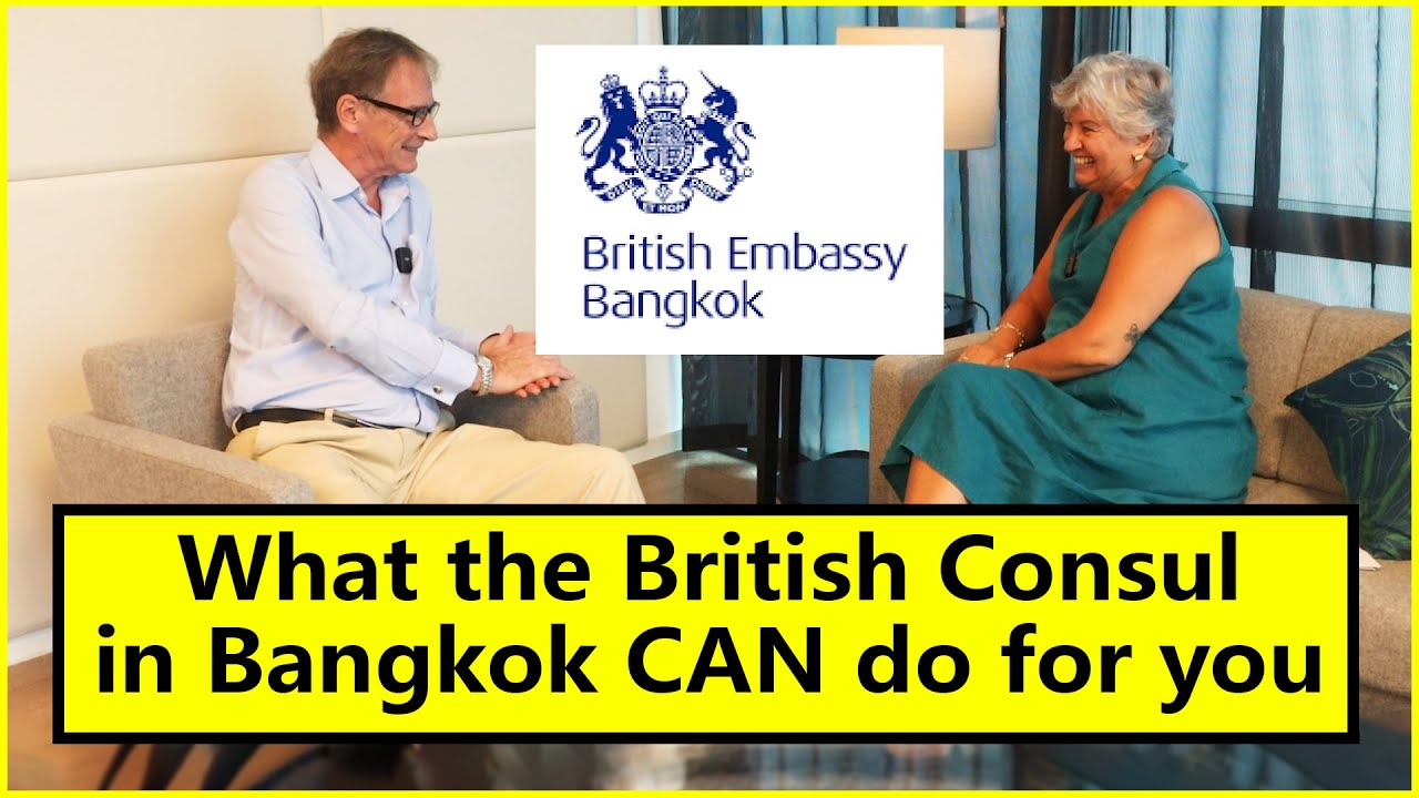 What the British Consul in Bangkok CAN do for you! Fabulous 103fm at British Embassy Bangkok