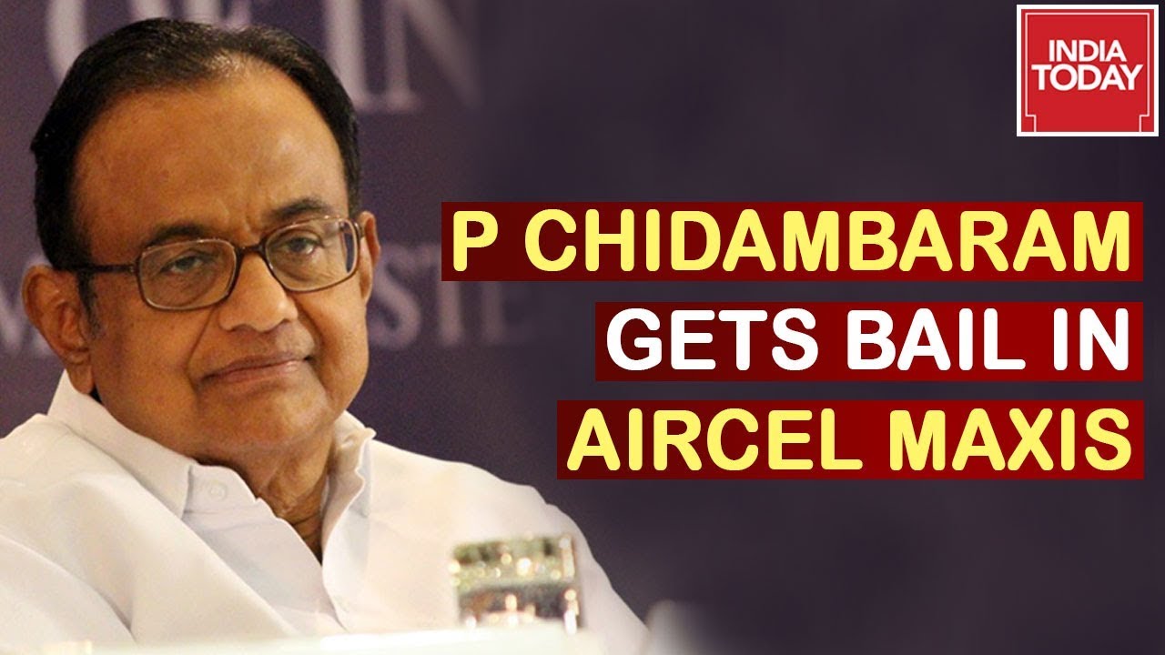P Chidambaram Gets Bail In Aircel Maxis Case But Denied Bail In INX Media Case