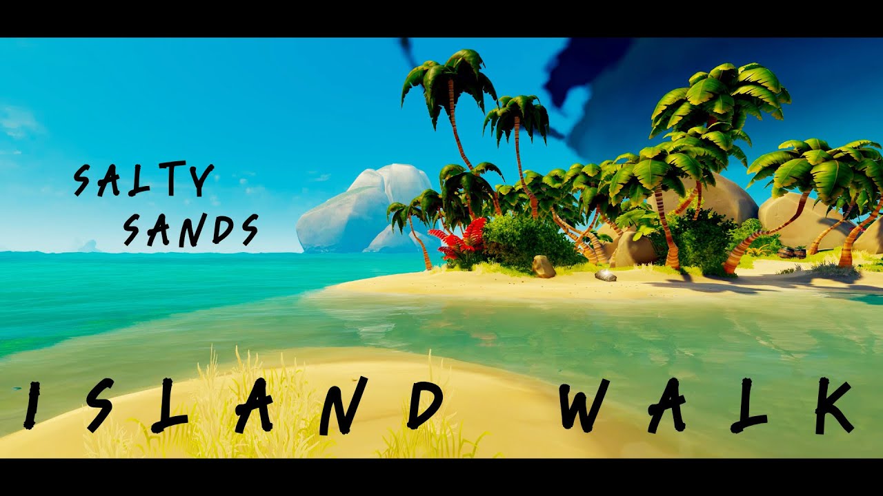 Island Walk | Salty Sands | Ultrawide 4K