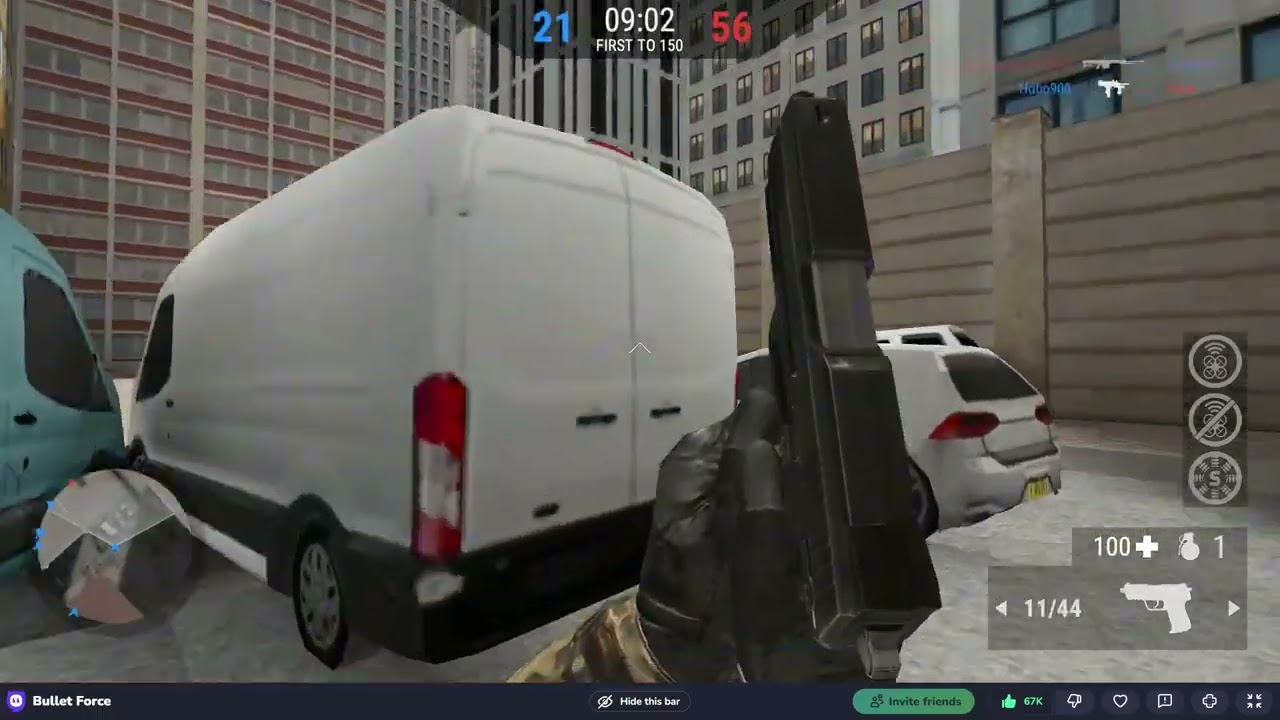 Bullet Force Pro Gameplay 🔥 Crazy Headshots & Clutch Moments | FPS Gaming Highlights|Best Player