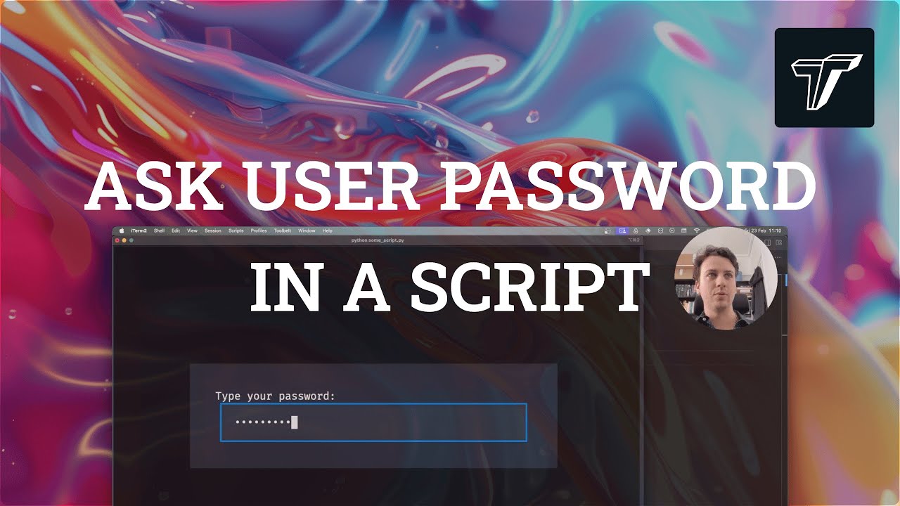 How to ask for a password in a running script with Textual