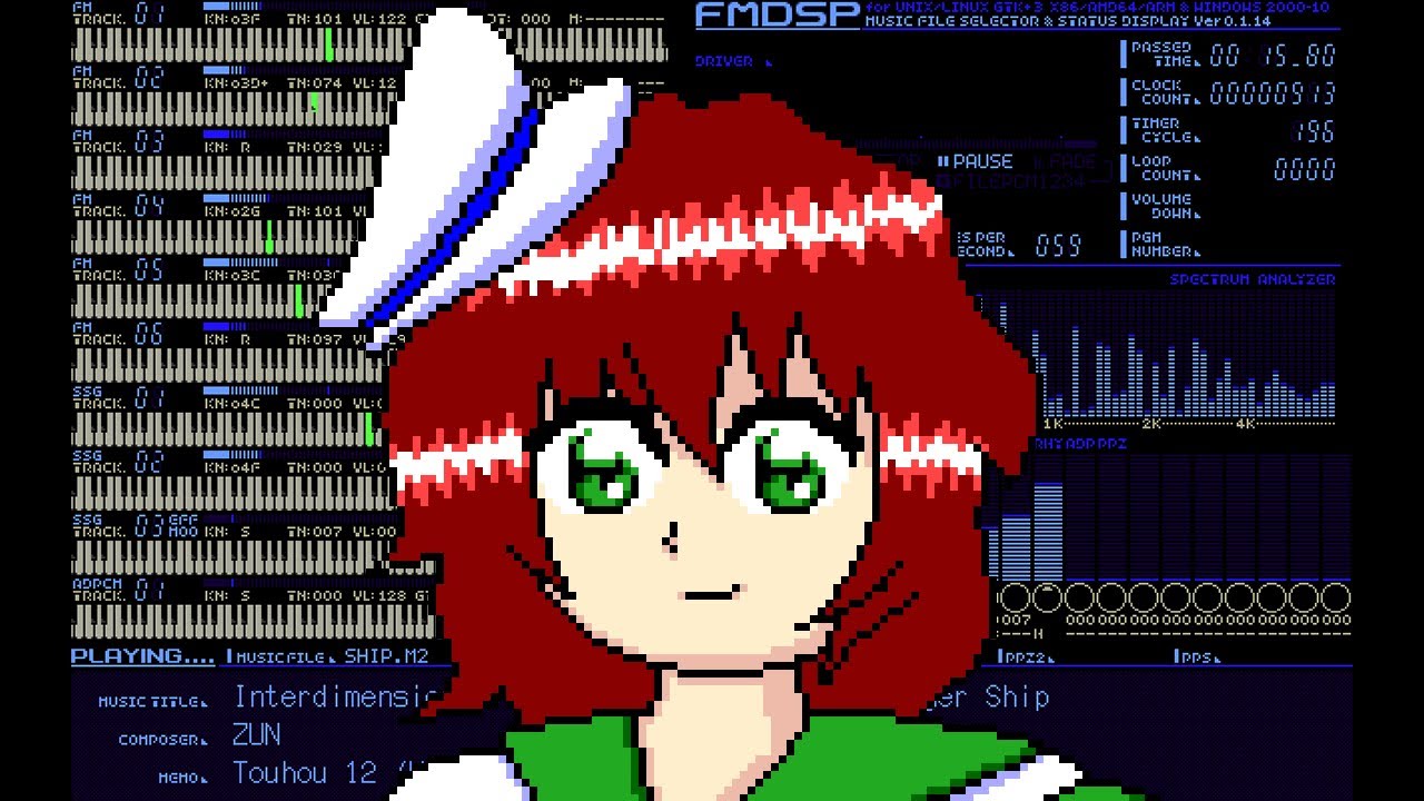 [PC-98 Remix] Interdimensional Voyage of a Ghostly Passenger Ship (Touhou 12)