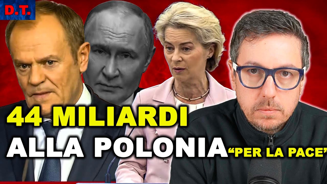 LA POLONIA INCASSA 44 MILIARDI DALL&rsquo;EUROPA PER DIFENDERCI DALL&rsquo;INVASIONE RUSSA