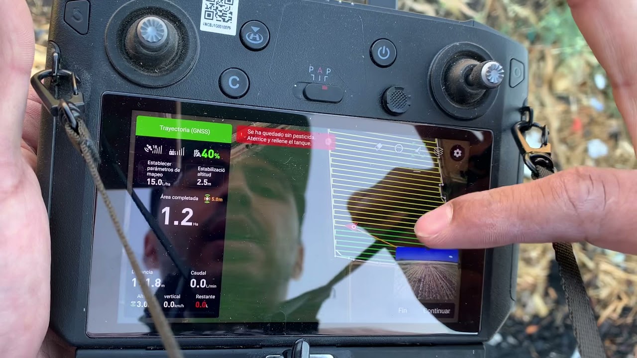 Como volar un AgrasT20 de DJI en un campo en Guanajuato  Dron Fumigador