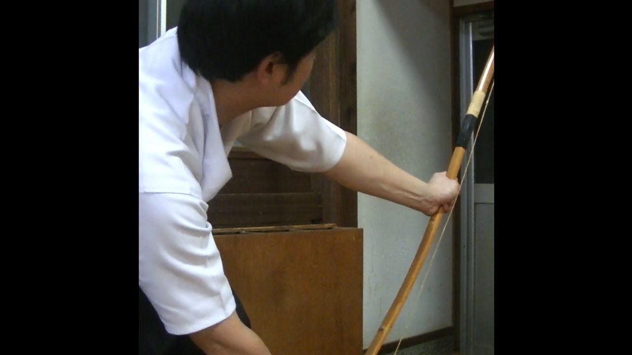 普段通り竹弓を張ってみました。（新弓の話も有り）