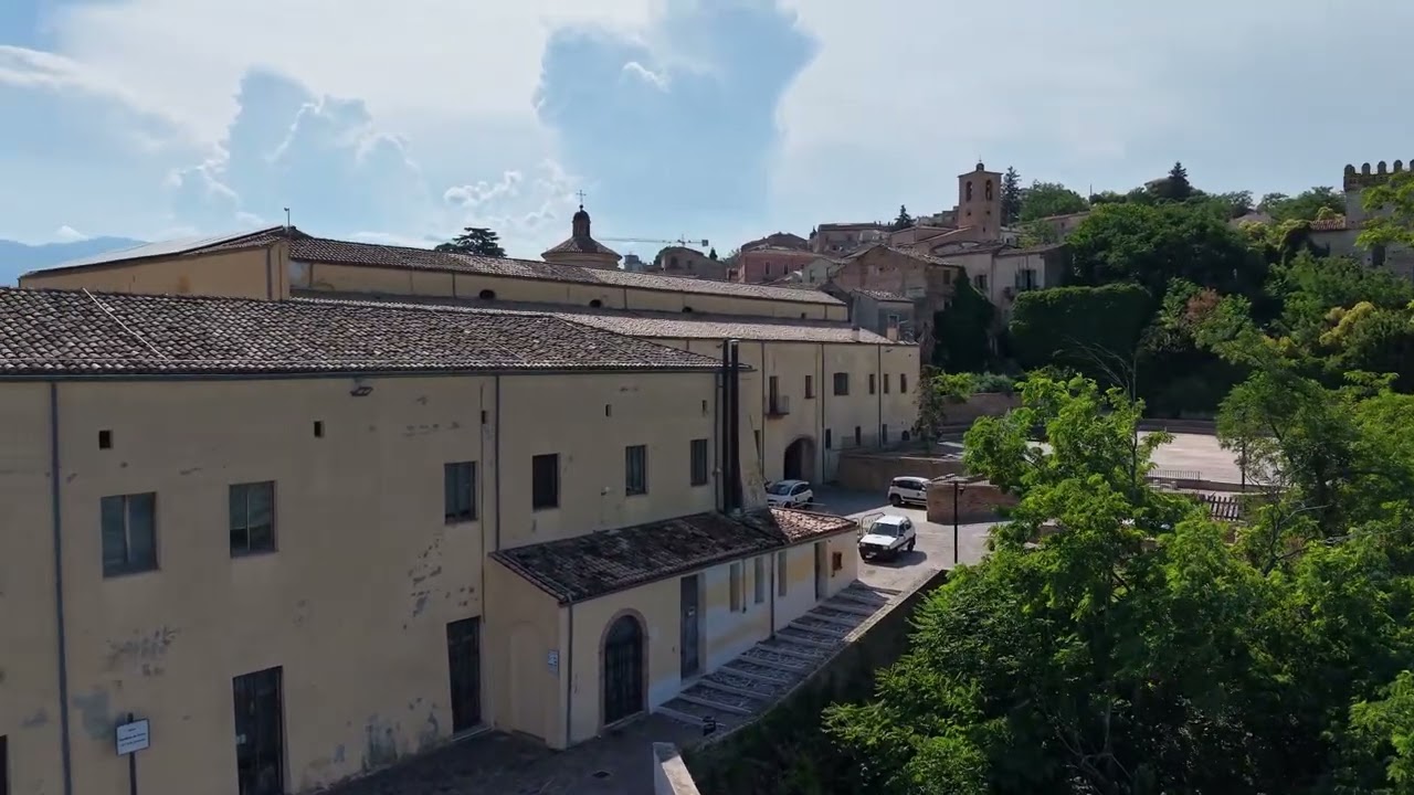Scorci di penne video vista dal drone