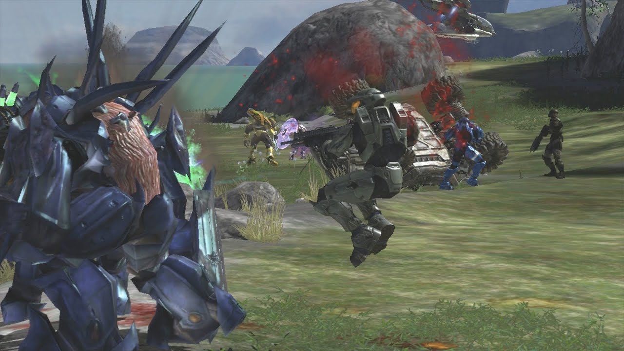 Halo 3 AI Battle - Covenant vs UNSC