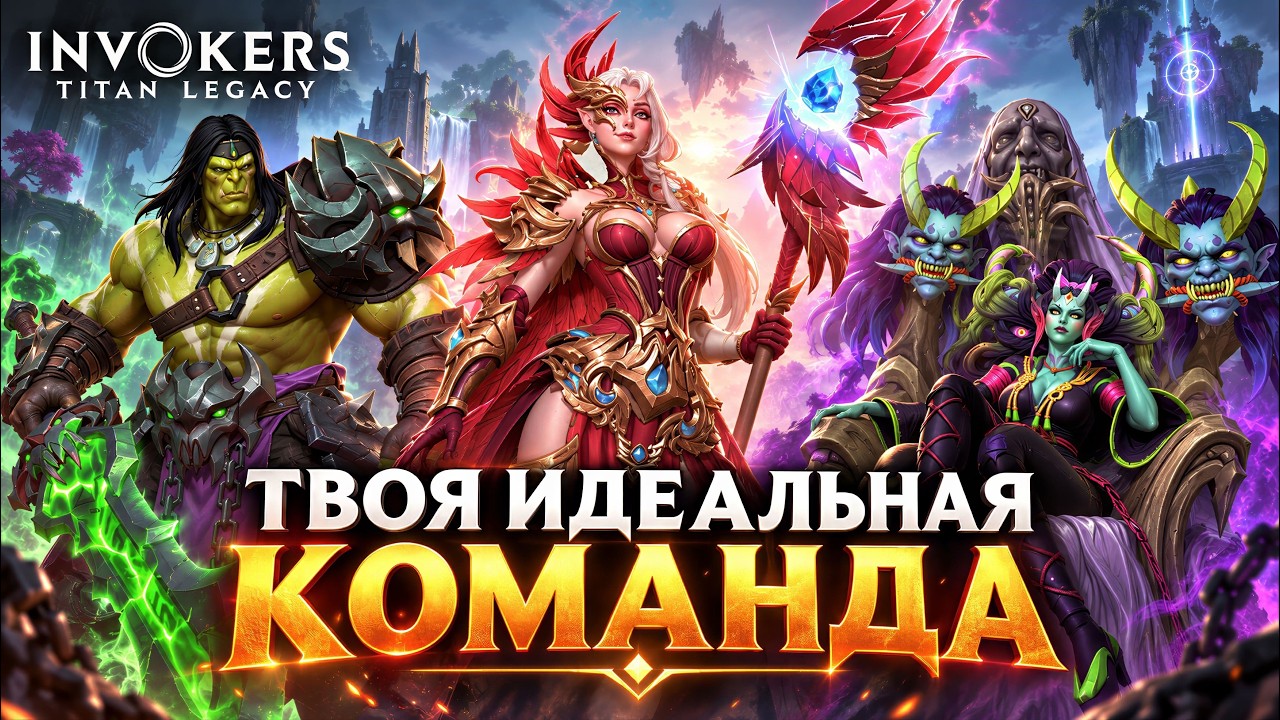 Гайд как собрать свою первую пачку / Invokers: Titan Legacy