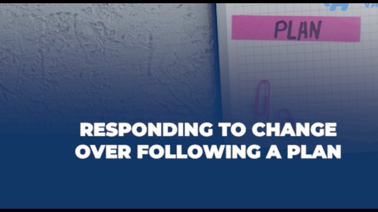 Responding to Change over Following a Plan