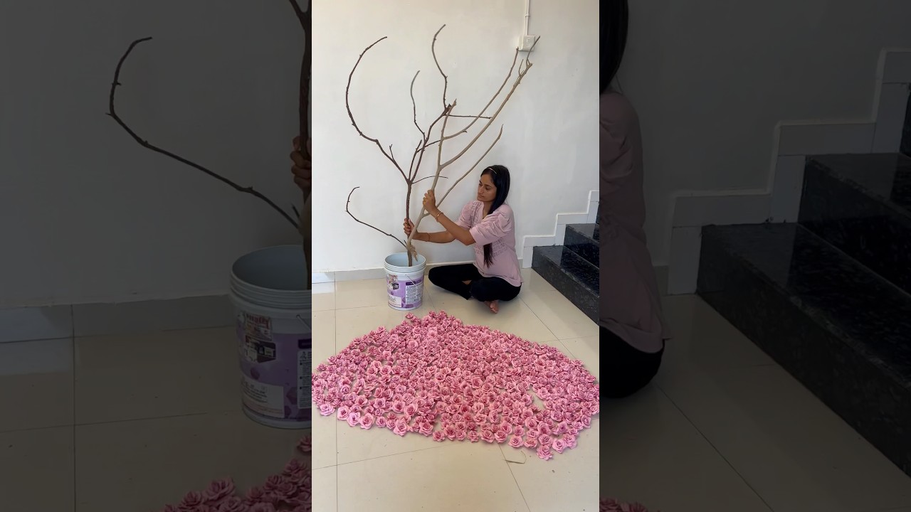 Beautiful corner decor idea