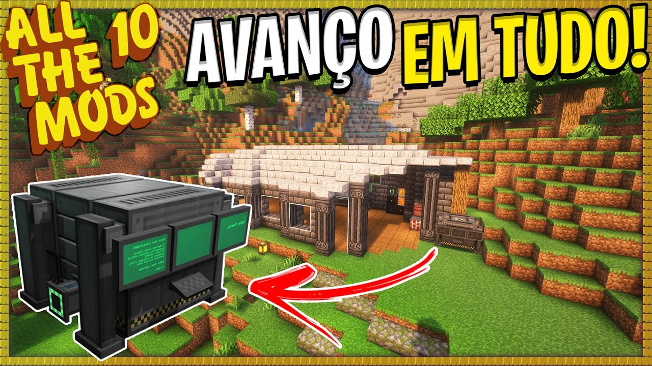 SISTEMA, MEKANISM E GERANDO MUITA ENERGIA EM 1 VÍDEO! ATM 10 Minecraft Modpack #02