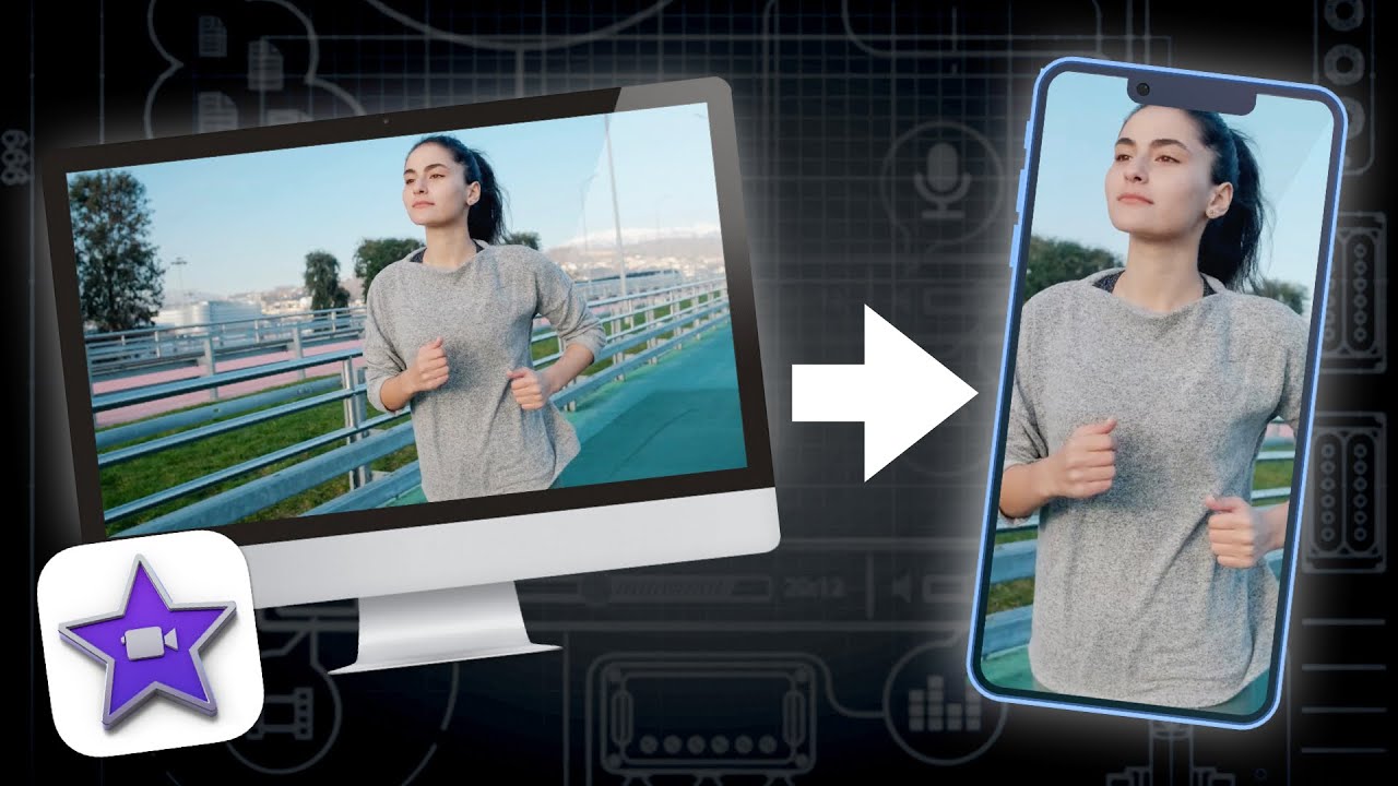 Convert Horizontal to Vertical Video in iMovie (YouTube Shorts, Reels, TikTok)