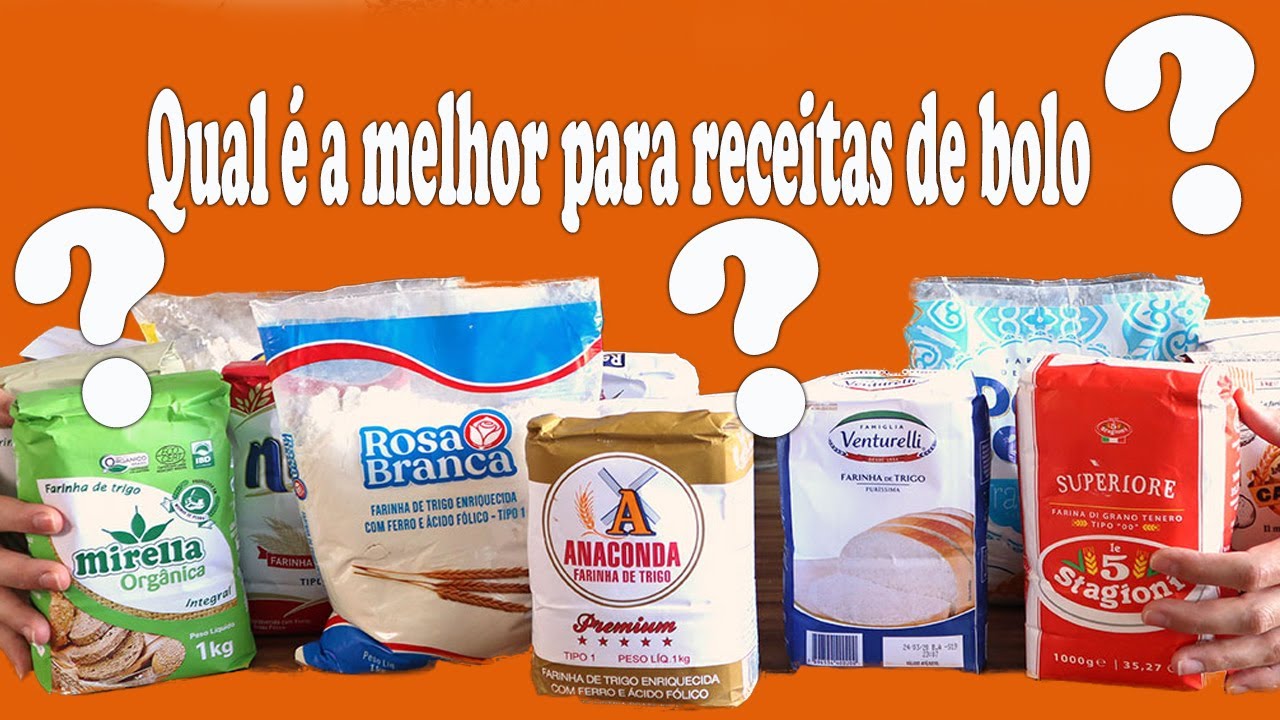 Qual é a melhor farinha de trigo para receitas de bolo ? do Tipo 1 ou a do Tipo 2 ?