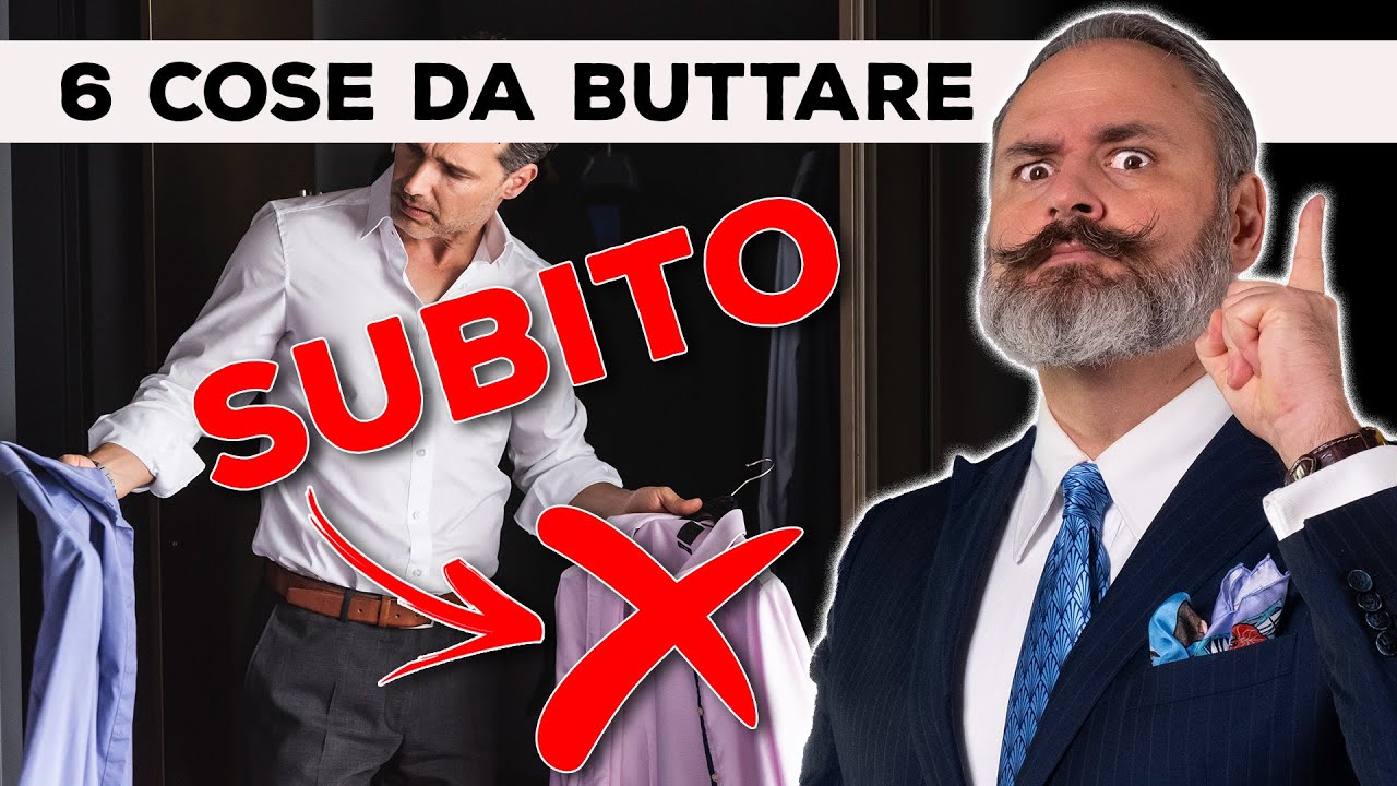 Guardaroba IMPECCABILE: 6 cose da ELIMINARE senz'indugio!