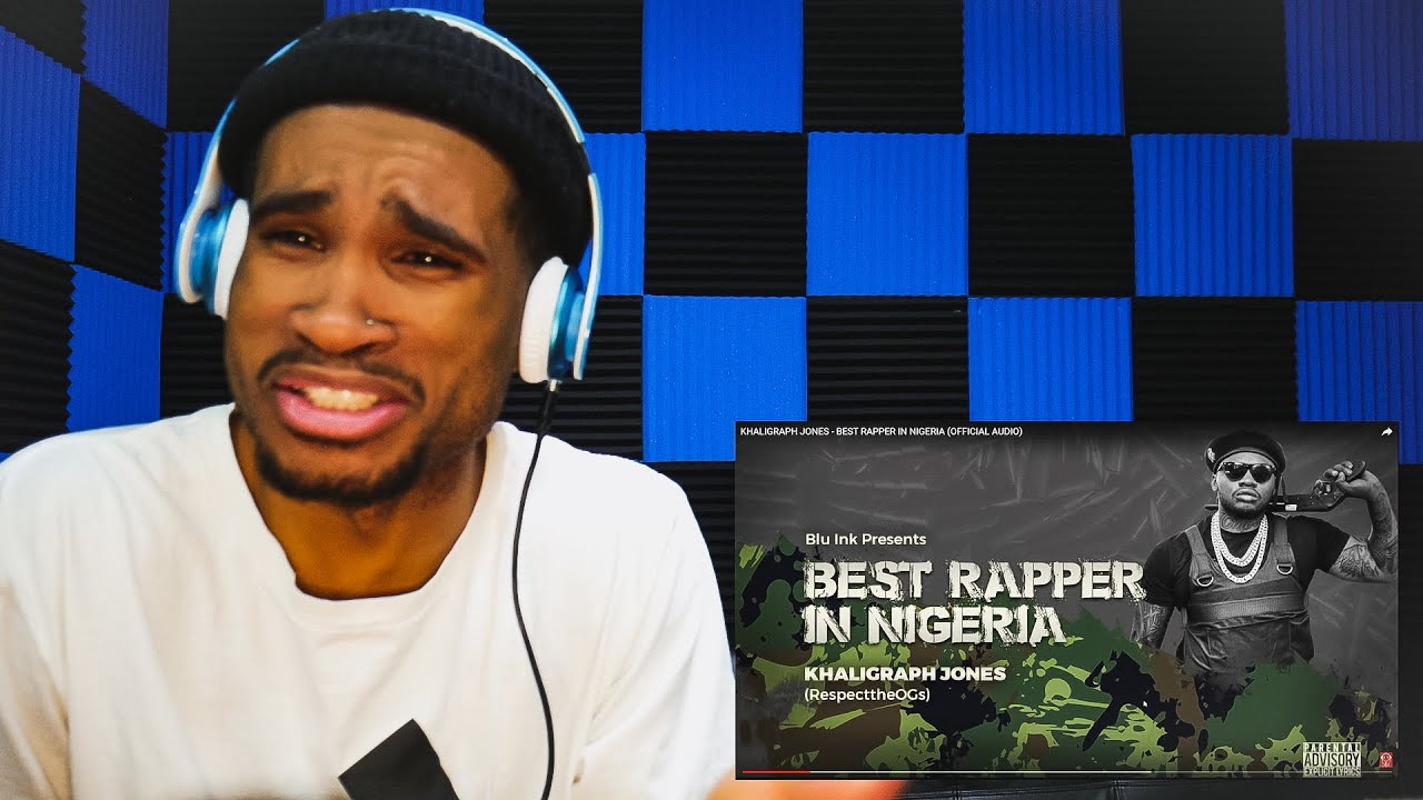 WAIT AINT HE FROM KENYA | KHALIGRAPH JONES - BEST RAPPER IN NIGERIA | REACTION VIDEO