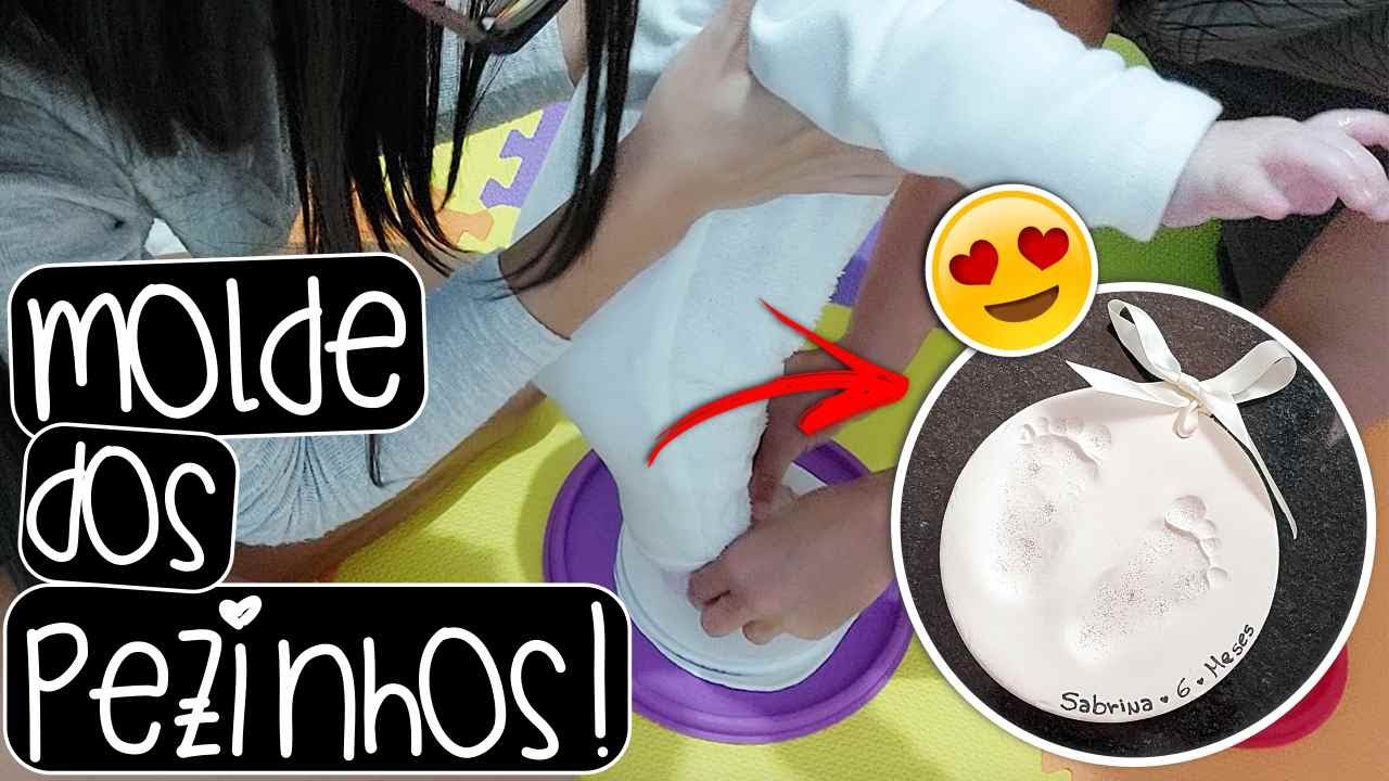 FIZEMOS O MOLDE DOS PEZINHOS DA BEBÊ | by Carla Soares
