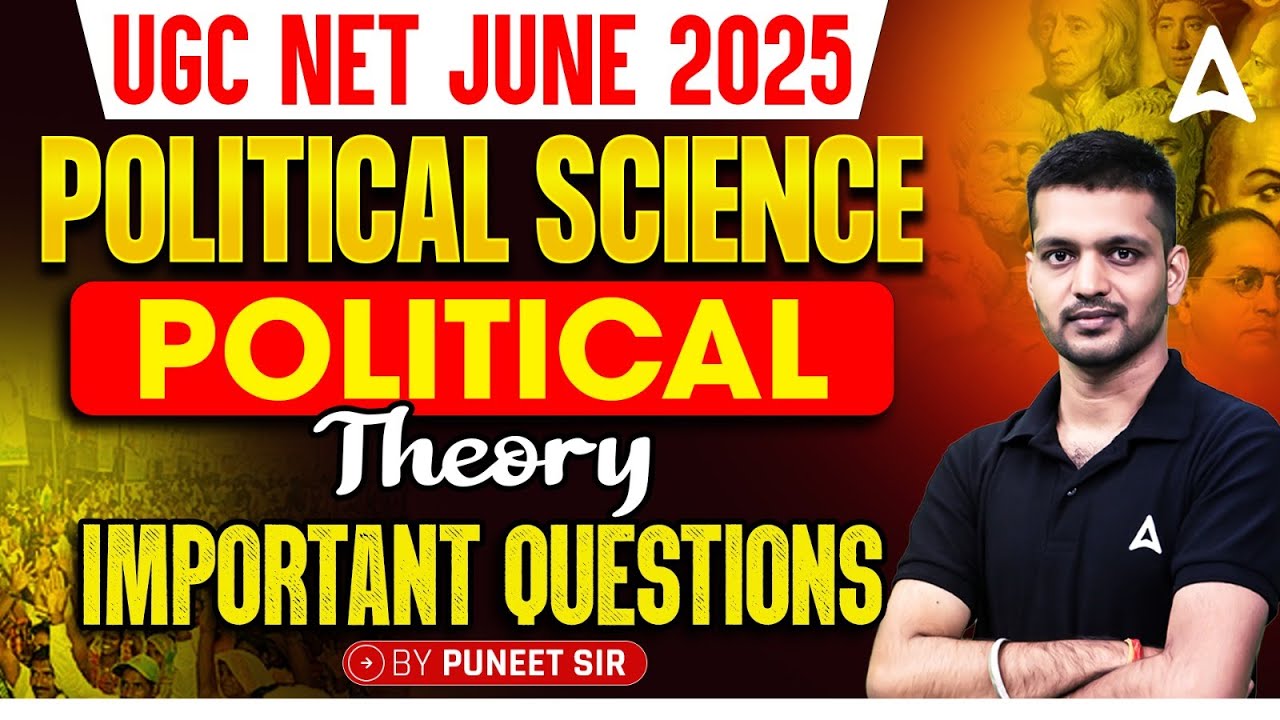 UGC NET Political Science | Political Theory Important Questions | By Puneet Sir