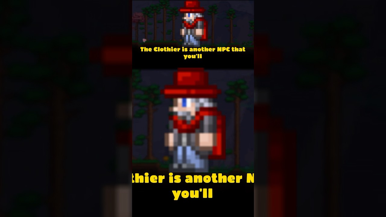 How to UNLOCK the CLOTHIER in TERRARIA #terraria #lost #terrariamemes #terrariapc #terrariahelp
