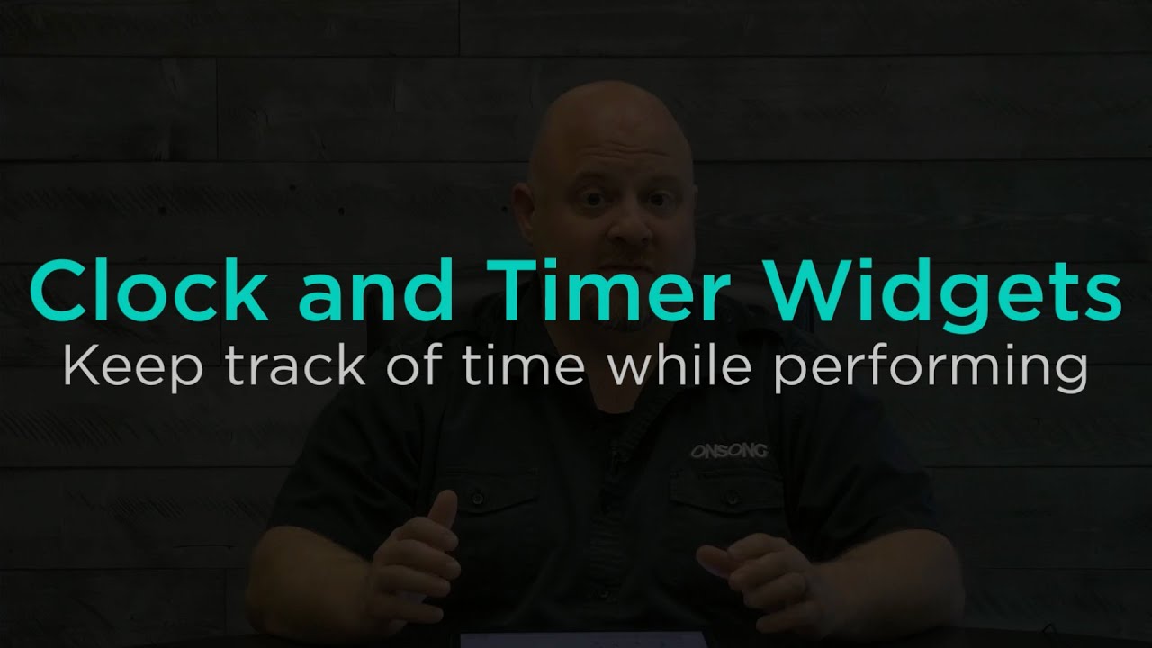 Keep Track of Time While Performing with the Clock and Timer Widgets