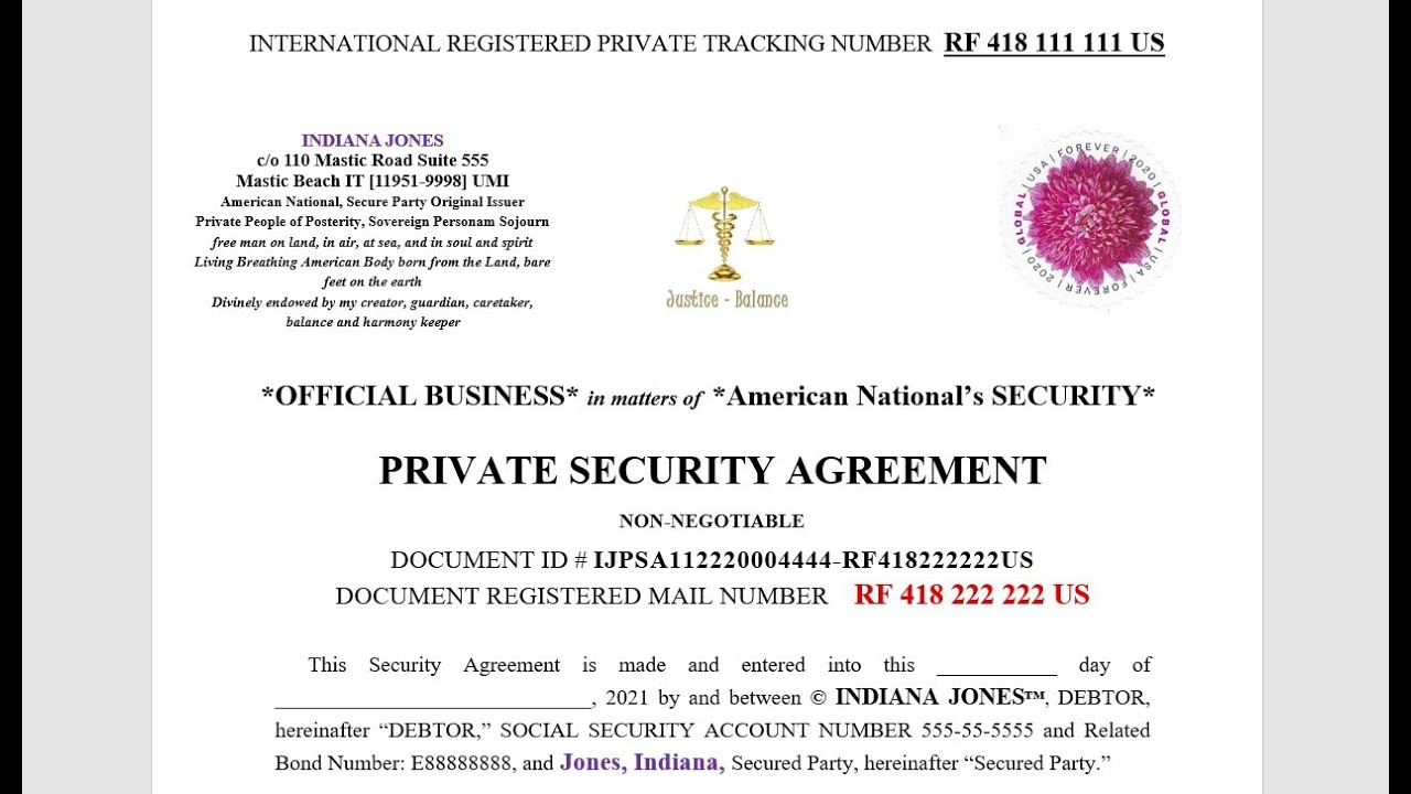 27 - JPL Private Security Agreement LEGAL 8 5 X 14 Video