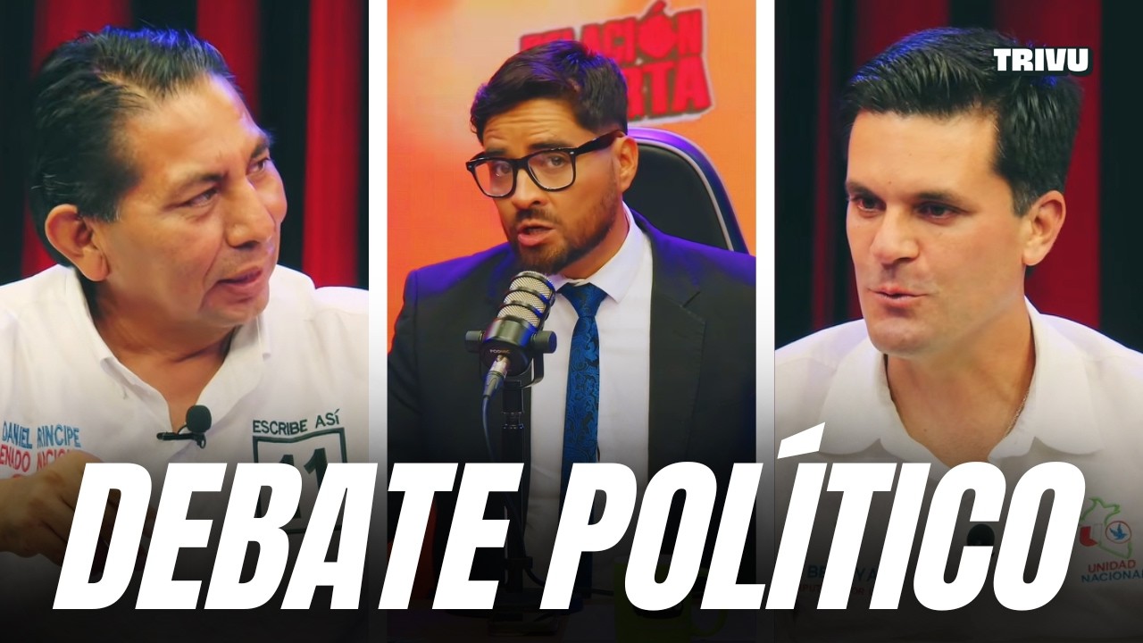 El momento más raro del debate político | Javier Bedoya vs. Daniel Príncipe