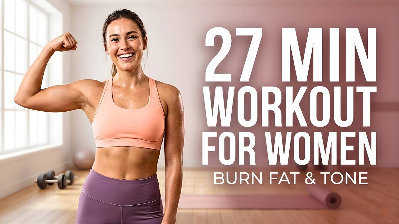 27 Minute Full Body Workout for Women 🔥 Burn Fat & Tone | Easy Follow Along