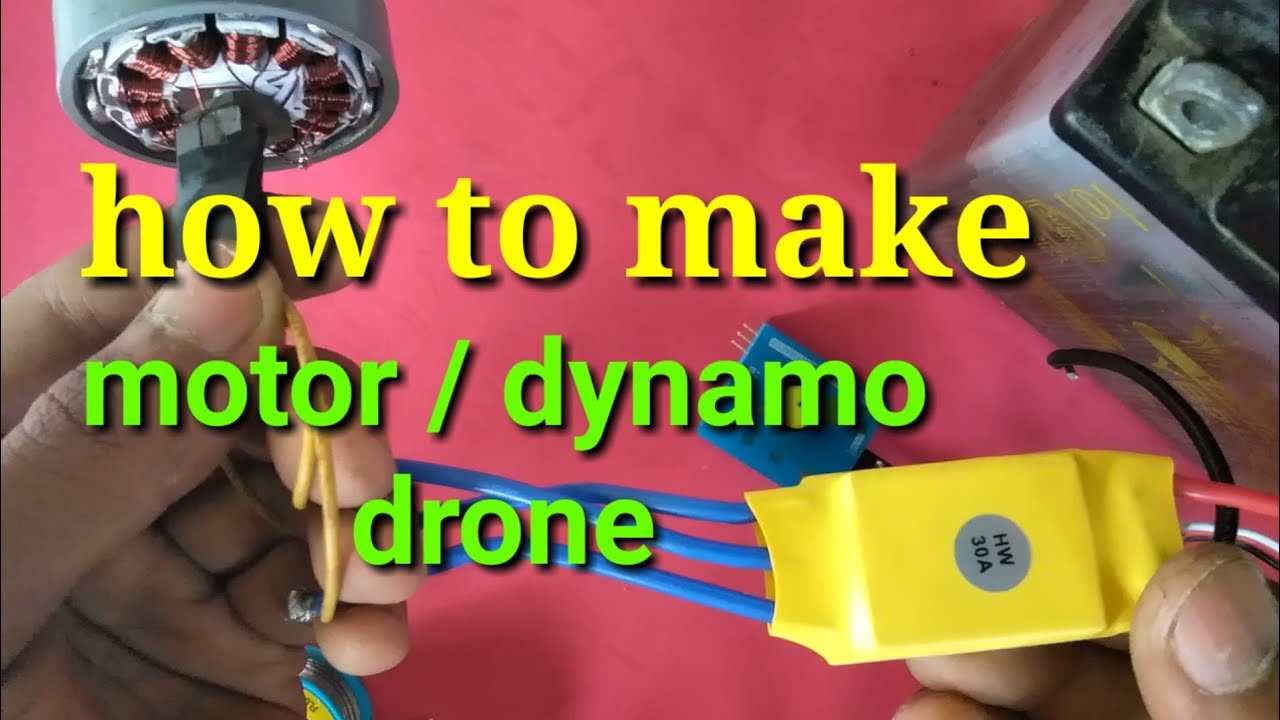 How to make brushless motor /cara membuat dinamo brushless