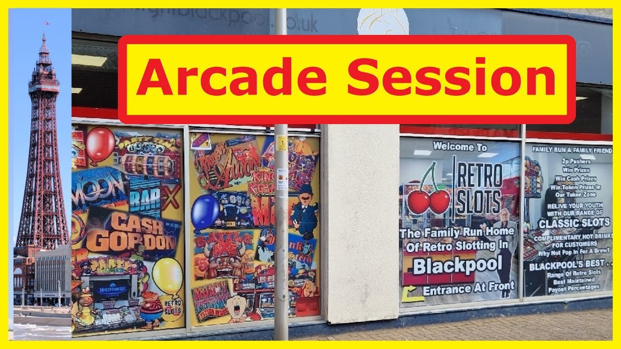 Blackpool Fruit Machine Arcade Session - Retro Slots Classic Slots