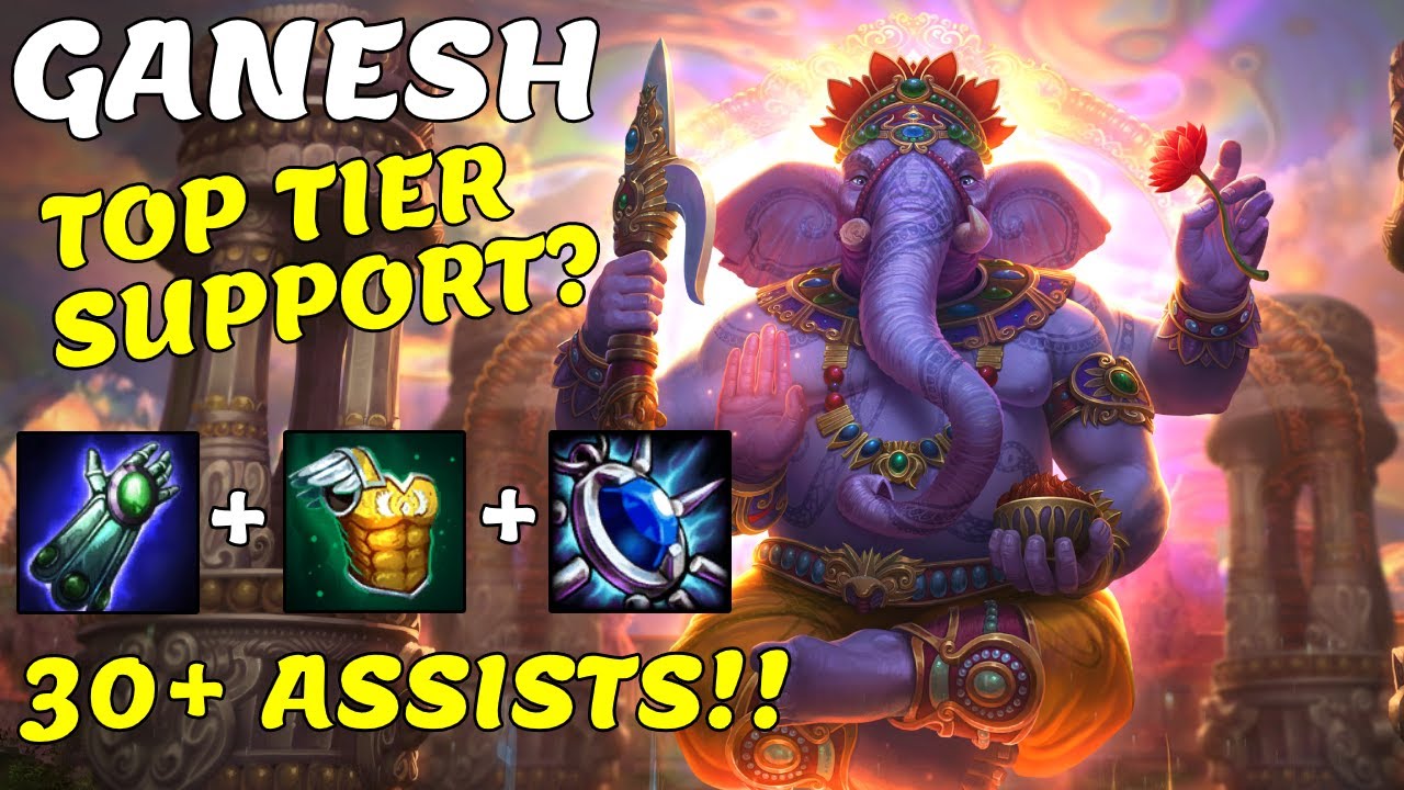 IS GANESH THE BEST SUPPORT IN SMITE?? Ganesh Support Gameplay | Smite Conquest