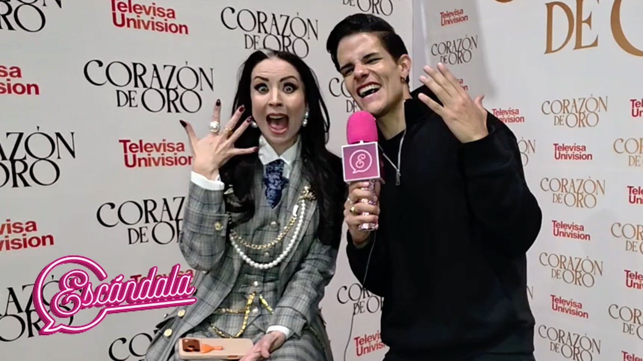 ¡Soporta el estilo! 💅 Andrea Torre nos habla de su nueva villana en Corazón de Oro 💛 #Escándala