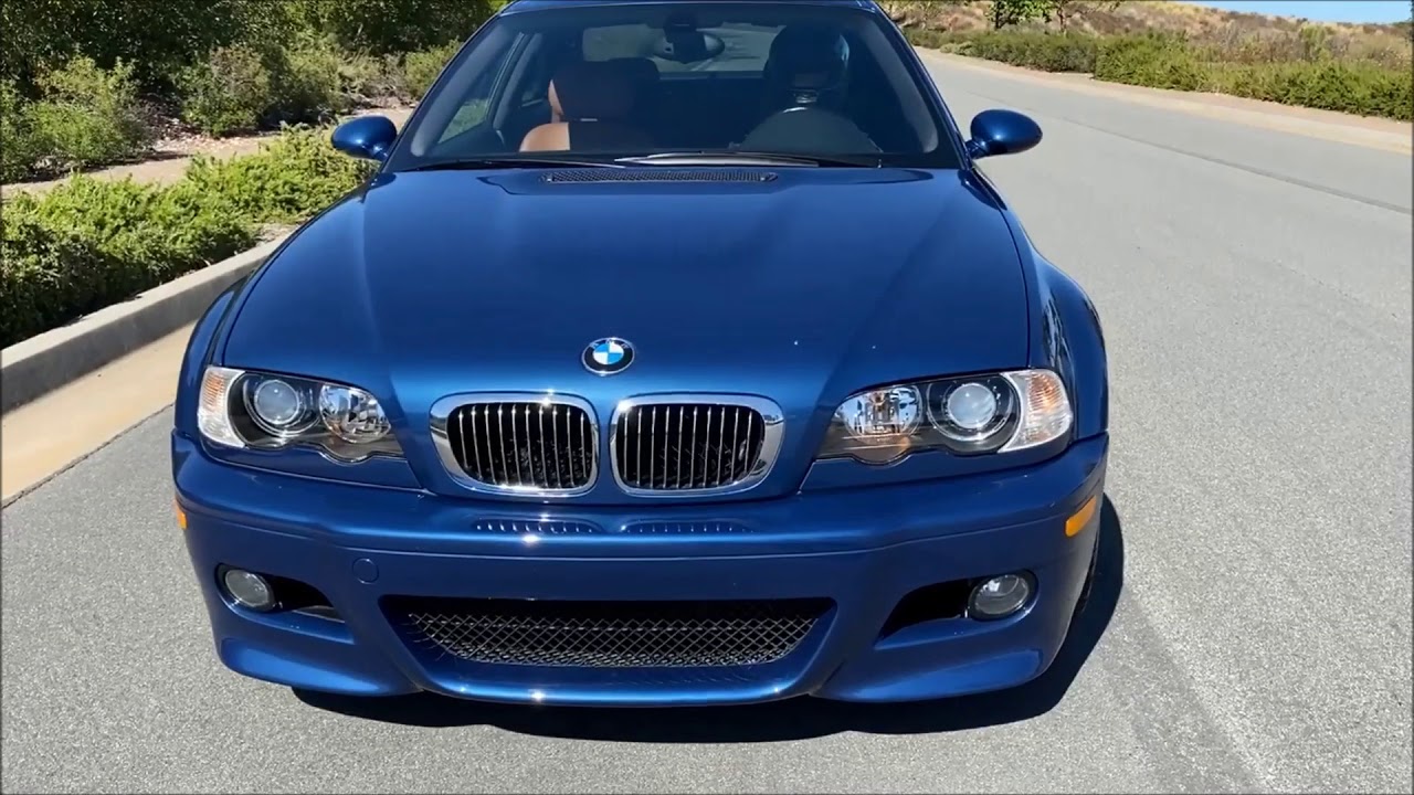 Cold Start and Driving Topaz Blue E46 M3