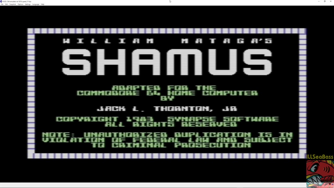 Shamus [COMMODORE 64] 17,305