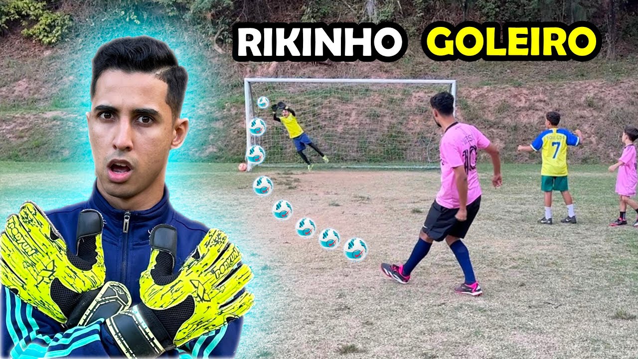 RIKINHO FOI O GOLEIRO NO JOGO REAL E SALVOU O TIME DA DERROTA! ‹ Rikinho ›