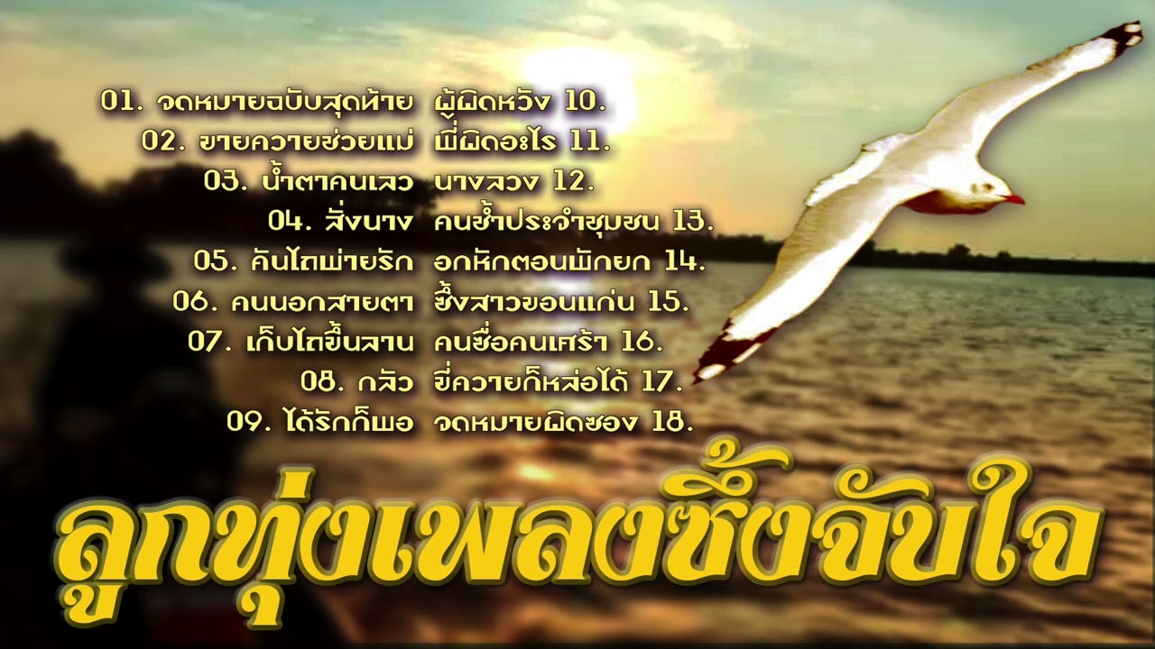 ลูกทุ่งเพลงซึ้งจับใจ ( จดหมายฉบับสุดท้าย / ขายควายช่วยแม่ / น้ำตาคนเลว / สั่งนาง )