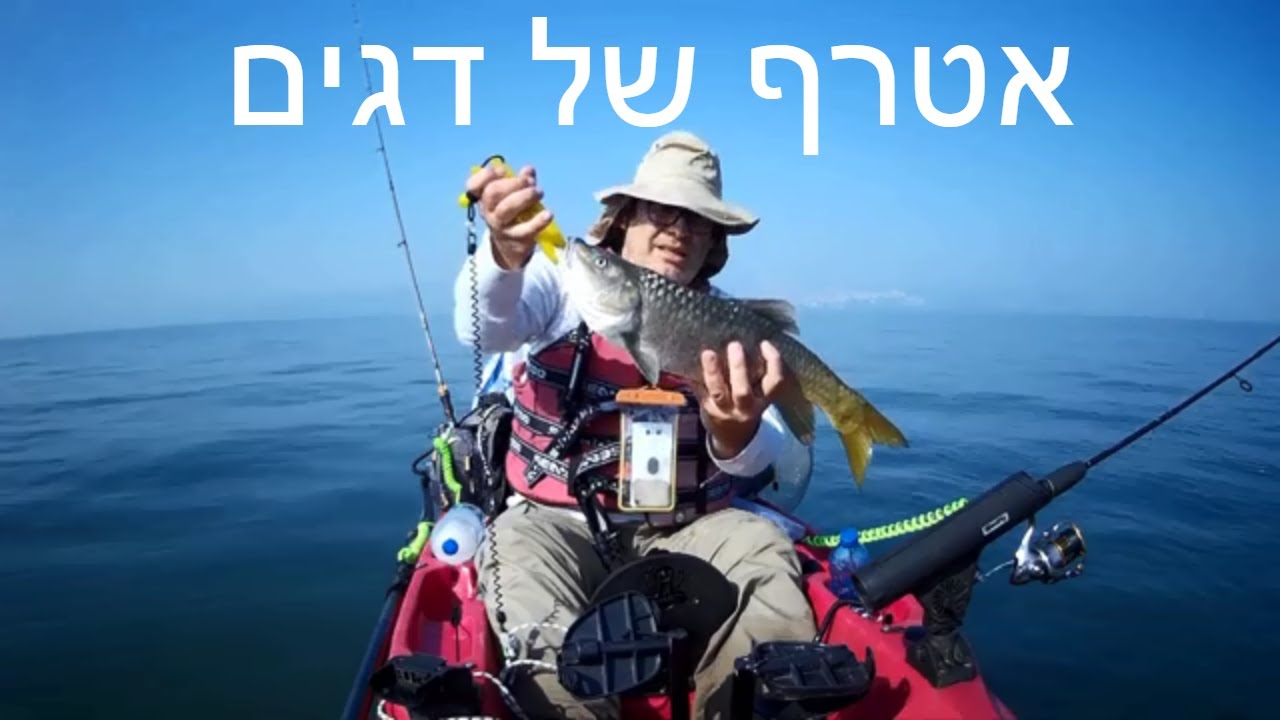 בוקר דיג מטורף בכנרת, חברים טובים והמון אקשן עוצמתי - Kayak fishing in israel