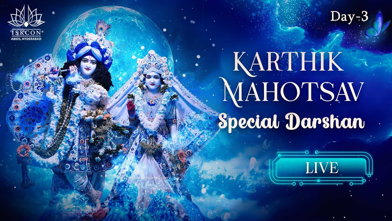 Kartik Mahotsav Special Darshan Day 3 | 19-10-2024 | ISKCON Abids Hyderabad