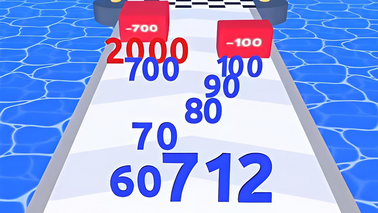 Merge Master Number Run unlimited collection of numbers ios android walkthrough run 