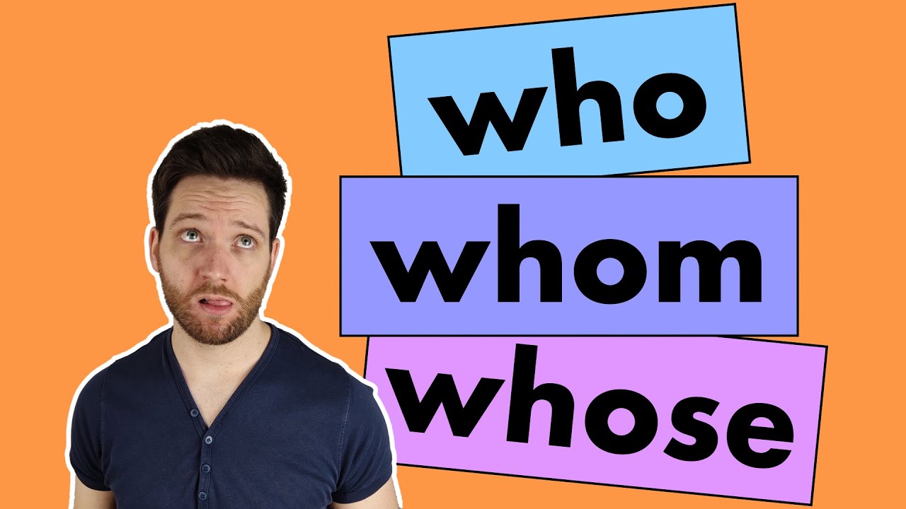 Diferencia WHO WHOM WHOSE | Cuándo usar who whom whose | Aprende inglés
