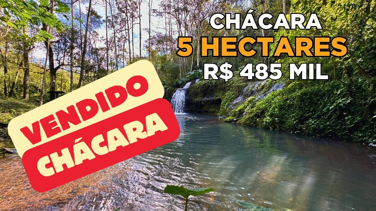 (VENDIDO) CHÁCARA A VENDA EM SANTA CATARINA CASA FRUTAS CACHOEIRA ÁGUA LAVOURA E NATUREZA