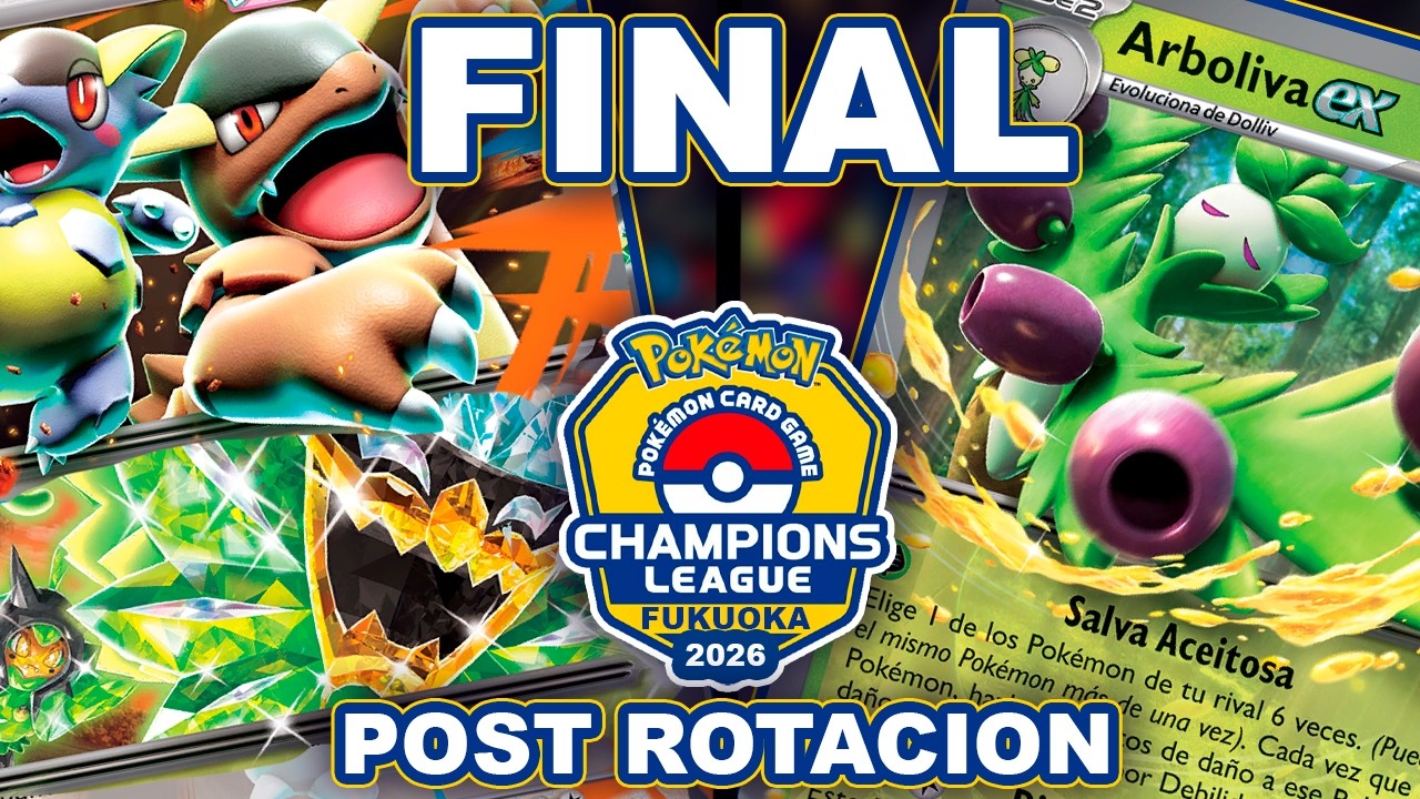 LA FINAL DEL TORNEO JAPONES de CARTAS POKEMON TCG CHAMPIONS LEAGUE FUKUOKA 2026 en ESPAÑOL