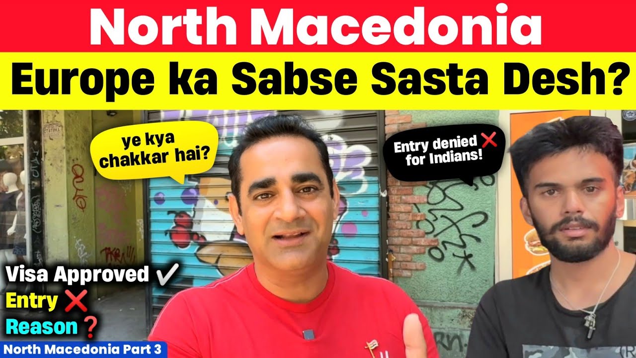 “Cheapest Country in Europe? | North Macedonia to Kosovo Bus Journey & Visa Drama